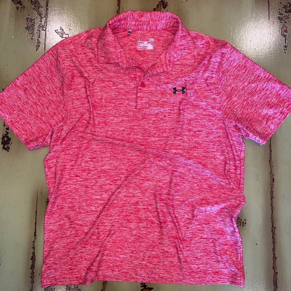 Men’s Under Armour golf shirt size LG